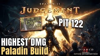 Highest Dmg Paladin Build Pit 122 Judgement Day 200t Dps