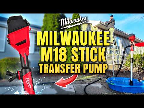 This New Milwaukee M18 Stick Pump Will Save Your Jobsite...and Your Home!!