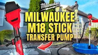 This New Milwaukee M18 Stick Pump Will Save Your Jobsite...and Your Home!!