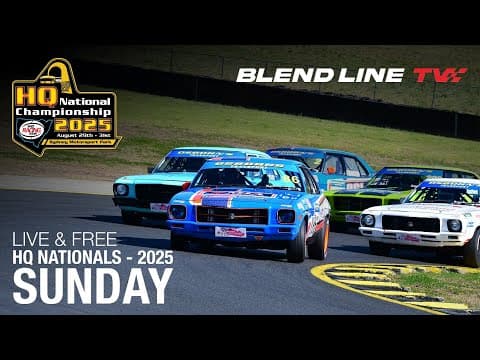 Live Car Racing | 2025 Hq Holden Nationals - Trophy Tour - Sunday