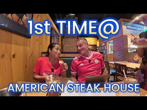 Filipina’s First Time In Cebu And Her First American Steakhouse Experience! 🇵🇭🥩