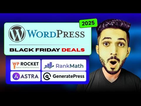 Best Wordpress Black Friday Deals (2025) - Deals On Wordpress Plugins, Themes & Seo Tools