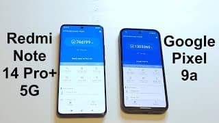Google Pixel 9a Vs Redmi Note 14 Pro+ 5g - Benchmark Comparison