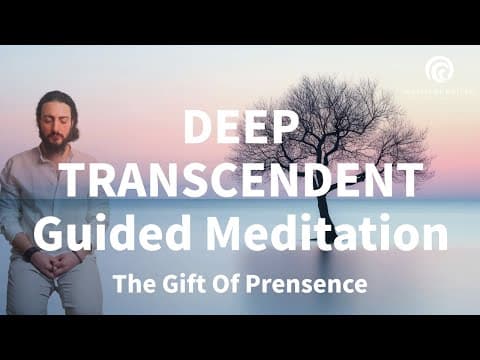 Guided Transcendence Meditation For Presence & Inner Peace | Let Go Of Distraction, Be Here Now