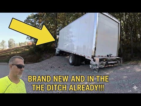 Rotator Wrecker Vs  Box Truck    Almost A Rollover In Tight Quarters