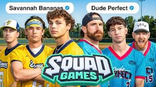 Dude Perfect Vs Savannah Bananas In Every Sport | Squad Games