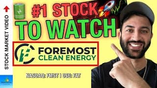 ✅ #1 Best Stock To Watch For Tomorrow! 🚀 Targeting Uranium Market! 💥 Foremost Clean Energy