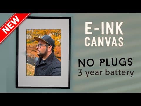 The Future Of Digital Art!!! Bloomin8 E-ink Canvas. True Wireless & Versatile