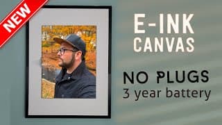 The Future Of Digital Art!!! Bloomin8 E-ink Canvas. True Wireless & Versatile