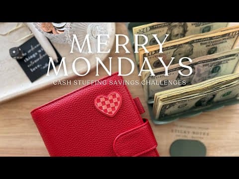 Merry Mondays | Cash Envelope Stuffing My Christmas Binder