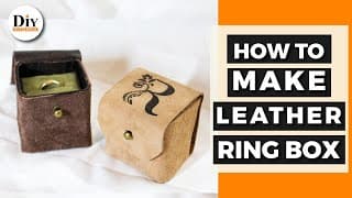 Make A Ring Box - Great For Weddings And Engagements!