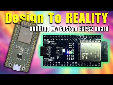 I Built My Own Esp32-s3 Board… And It Actually Works!