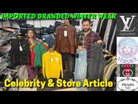 Imported Mens Winter Wear & Jeans Brand Like- Gucci Dior LV | WHOLESALE RETAIL From Direct Warehouse