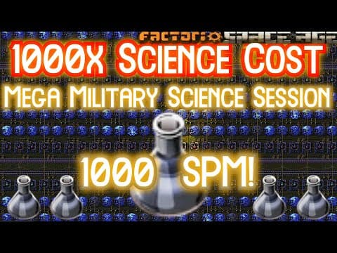 Mega Military Science Session // 1000x Science Cost Ep. 21