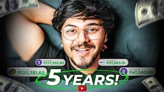 My Total Youtube Sponsorship Income (5 Years) | Proof के Sath! ⚡️