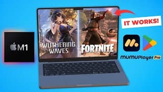 Playing Wuthering Waves And Fortnite On Mac With Full Release Of Mumuplayer Pro!