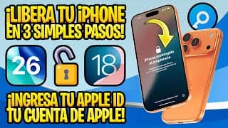Cómo Liberar Tu Iphone Ios 26 Y Usar Tu Cuenta De Apple O Apple Id 🎁 Mejor Método 2026 Sin Errores