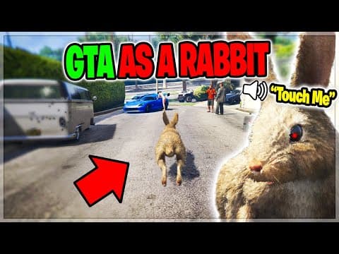 Killer Rabbit Takes Over Entire City On Gta 5 Rp!!