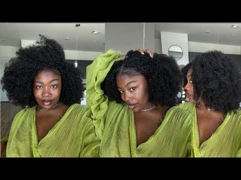 The Most Natural Looking Kinky Curly Crochet Hair | Everybody Will Think It's Your Own Hair
