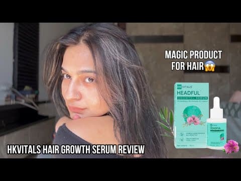 Effective Solution For Hair Growth | Hkvitals Hair Growth Serum Review