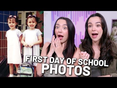 Reacting To Our Back To School Photos - Merrell Twins