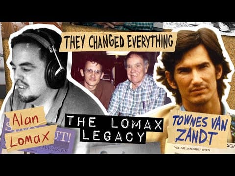 Managing Townes Van Zandt, The Lomax Legacy, Interview With John Lomax Iii.