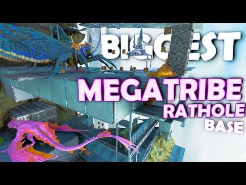 Raiding The Chinese "unraidable" Waterfall Rathole For 7 Hours Straight! Ark Pvp Ep.18