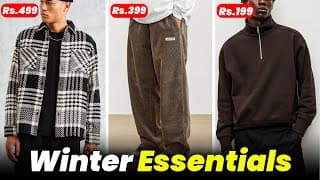 20 Winter Clothes Every Man Needs | Winter Must Haves | Style With Faizy