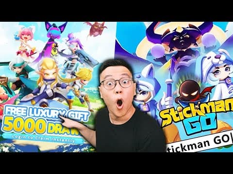 Free 5000 Draws & Exclusive Cosmetics Are Waiting For You In Stickman Go!