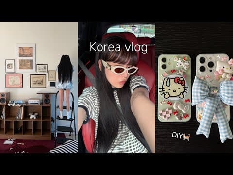 Korea Vlog: Beads Market, Home Decor, Tokyo Vibe Cafe, Diy Phone Case