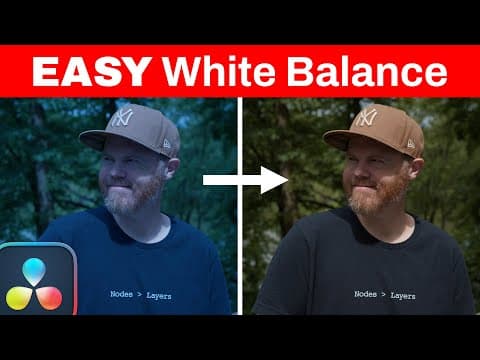 Best Beginner White Balance Trick For Davinci Resolve