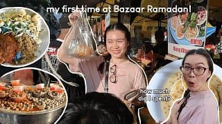 🇲🇾 My First Time At A Bazaar Ramadan! How Much I Spent?!