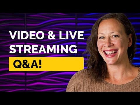 🔴 Live Q&a: Video & Live Streaming Tech Made Easy