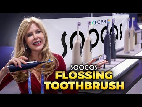 Ces 2026 | Soocas Electric Toothbrush Booth Visit | Best Flossing Electric Toothbrush