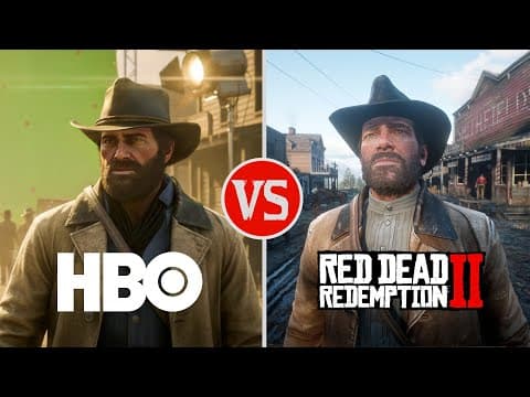 If Hbo Made A Red Dead Redemption 2 Series | Side-by-side Comparison