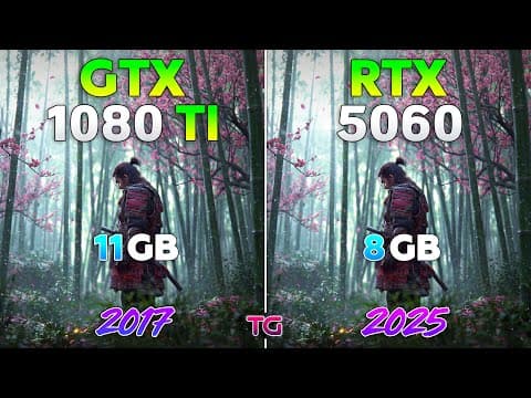 Gtx 1080 Ti Vs Rtx 5060 - 8 Years Difference