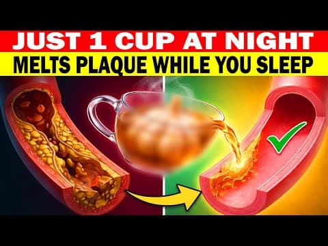 The Only Drink That Works While You Sleep | Unclog Arteries After 60