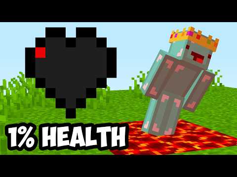 Minecraft But, Everyone Has 1% Health...