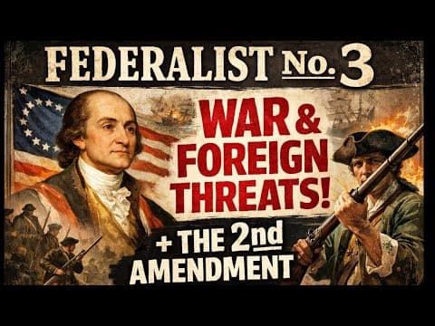 Federalist No. 3 And The Second Amendment: National Defense Explained