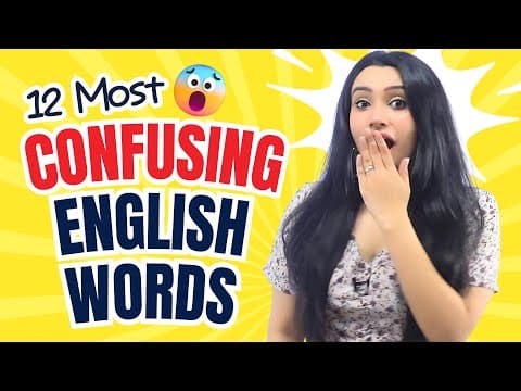 Commonly Confused English Word Pairs | Confuse करने वाले दैनिक अंग्रेजी शब्द | English Practice