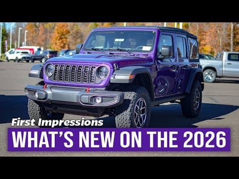 What's New On The 2026 Jeep Wrangler?