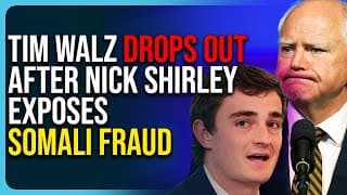 Tim Walz Drops Out Of Governor Race After Nick Shirley Exposes Somali Fraud