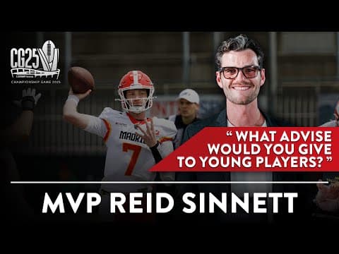 Mvp Reid Sinnett About His Journey | Elf Interview