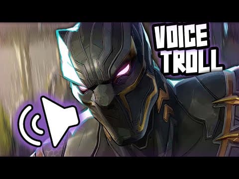 Voice Trolling Players On Marvel Rivals | Black Panther, Kendrick Lamar, The Thing + More