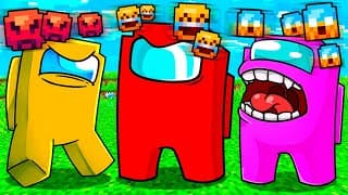 Предатели Но Мы Можем Разговаривать Только Эмоциями В Among Us В Майнкрафт!