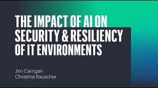 The Imact Of Ai On Security And Resiliency Of It Environments