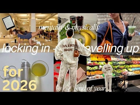 How To Level Up + Lock In For 2026🔒 A Mental & Physical Glow Up