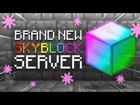 Brand *new* Op Skyblock Server 2025! | Minecraft Skyblock | 1.20+