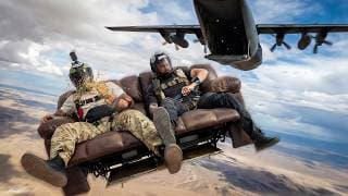 We Threw A Couch Out Of An Airplane