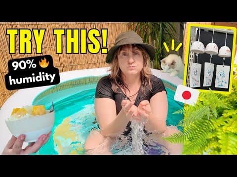 How Japanese People Survive The Brutal Summer Heat